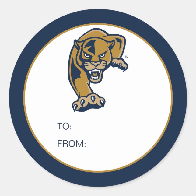 FIU Panthers Graduation Classic Round Sticker (Front)