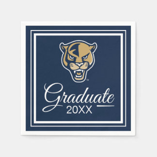 FIU Panthers Graduation Napkin