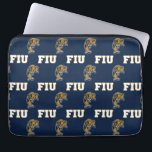 FIU Panthers Pattern Laptop Sleeve<br><div class="desc">Check out these Florida International University designs! Show off your FIU  pride with these new University products. These make the perfect gifts for the FIU student,  alumni,  family,  friend or fan in your life. All of these Zazzle products are customisable with your name,  class year,  or club. Go Panthers!</div>