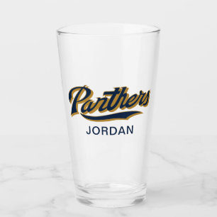 FIU Panthers Script Glass