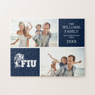 FIU Panthers - White Logo Jigsaw Puzzle