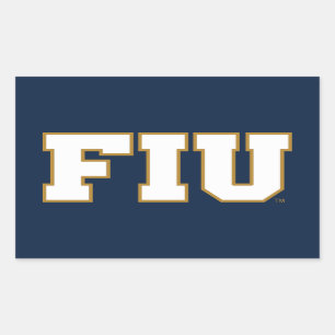FIU RECTANGULAR STICKER