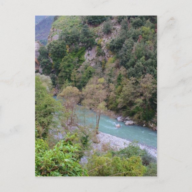 Fiume Lao Near Papasidero Postcard (Front)