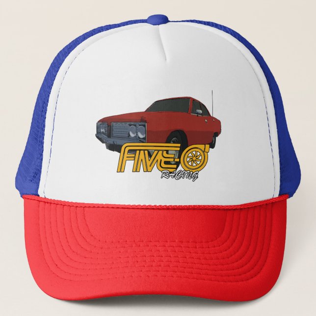 Five-0 Red Trucker Hat (Front)