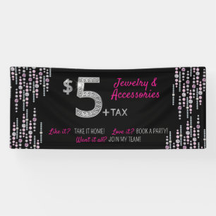 Five $5 Jewellery and accessories- Paparazzi Banner