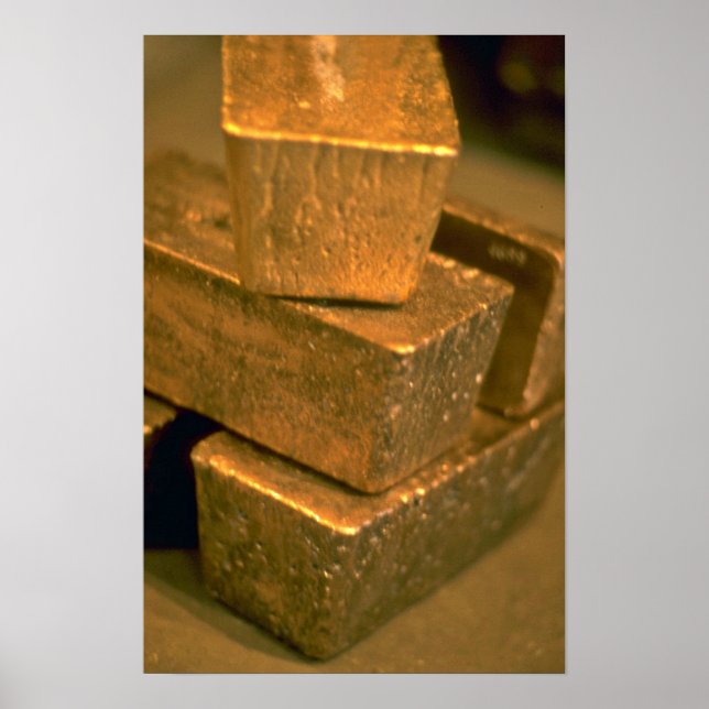 Five 90 pound gold bricks poster (Front)