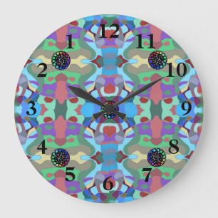 Five Abstract - Turn Back the Time Backwards Clock