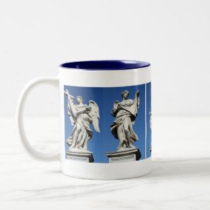 five angels Two-Tone coffee mug