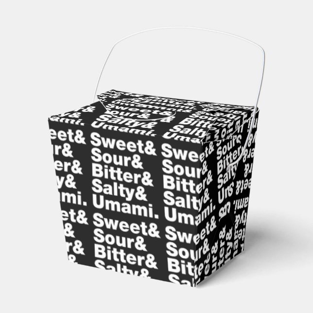 Five Basic Tastes Favour Box (Front Side)