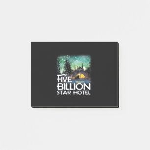 Five Billion Star Hotel Camping Post-it Notes