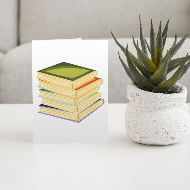 Five Books Stack Card (Creator Uploaded)