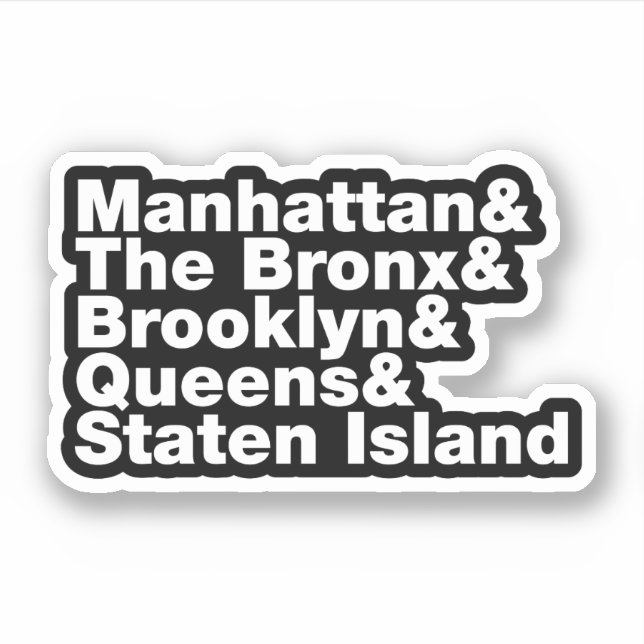 Five Boroughs ~ New York City (Front)