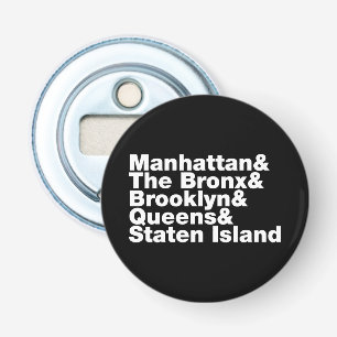 Five Boroughs ~ New York City Bottle Opener