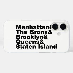 Five Boroughs ~ New York City iPhone 16 Case