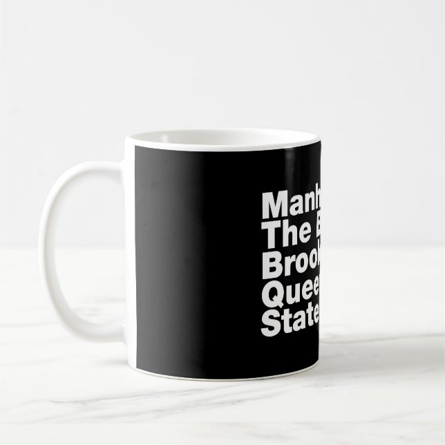 Five Boroughs ~ New York City Coffee Mug (Left)