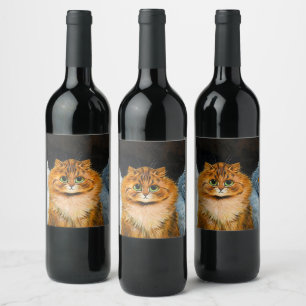 Five Cats by Louis Wain Wine Label