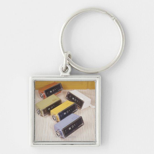 Five Clocks Key Ring (Front)