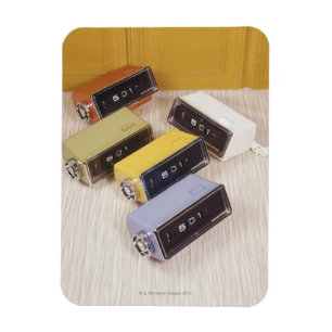 Five Clocks Magnet
