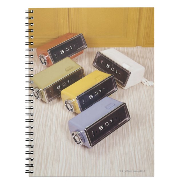 Five Clocks Spiral Notebook (Front)