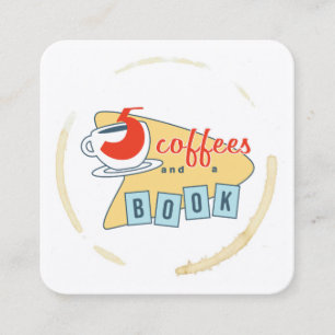 Five Coffees invite cards