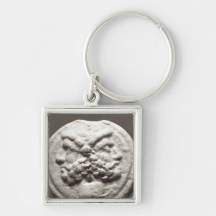Five coins depicting Janus, Jupiter Key Ring