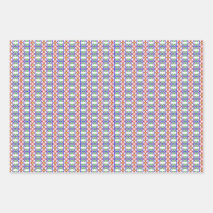 Five Color Boogie Wrapping Paper Sheet