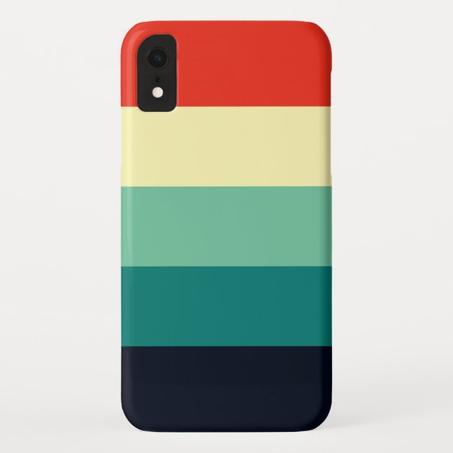 Five Colour Combo - Blue Aqua Green Yellow Red Case-Mate iPhone Case (Back)