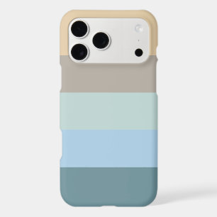 Five Colour Stripes Blue Brown Sand Beige Turquois