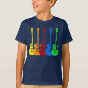 Five Colourful Electric Guitars T-Shirt