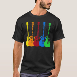 Five Colourful Electric Guitars T-Shirt