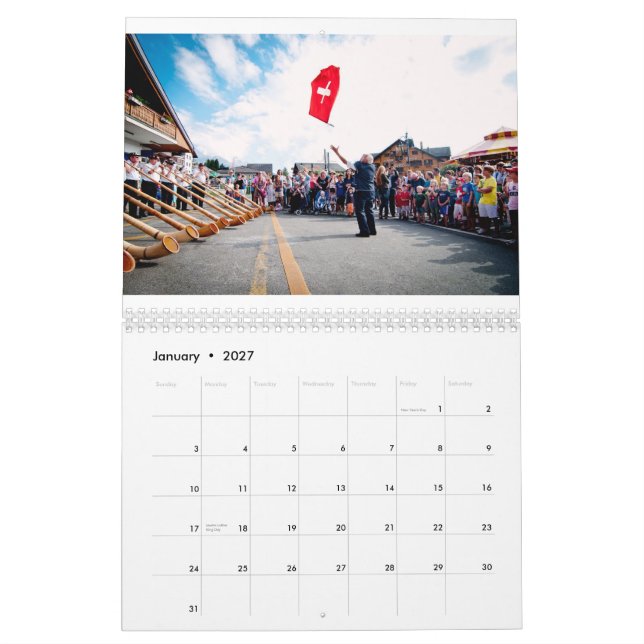Five Continents by Patrick Niddrie Calendar (Jan 2027)