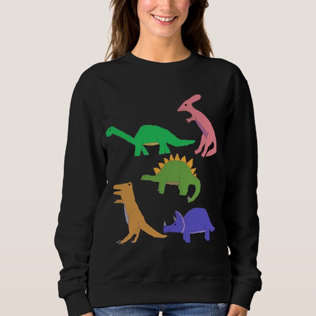 Five Dinosaurs apparel Sweatshirt (Front)
