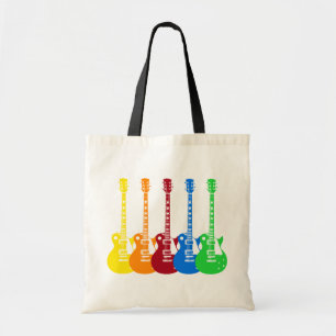 Five Electric Guitars Tote Bag