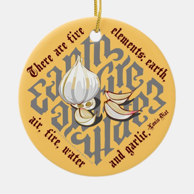 Five Elements Ceramic Tree Decoration (Front)