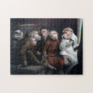 Five Fancy Monkeys Jigsaw Puzzle