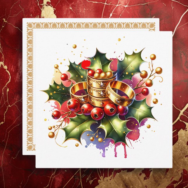Five Golden Rings | Twelve Days of Christmas Holiday Card (Creator Uploaded)