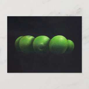 Five Green Apples Postcard