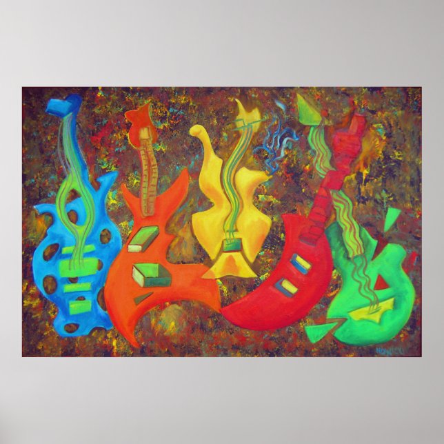 FIVE GUITARS POSTER (Front)