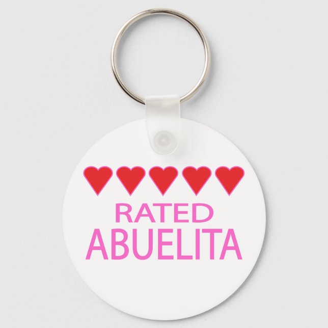 Five Heart Abuelita Key Ring (Front)