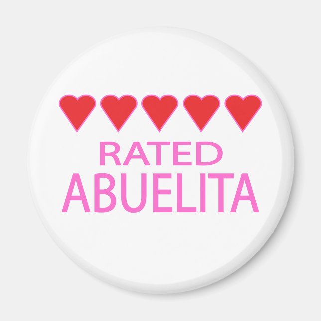 Five Heart Abuelita Magnet (Front)