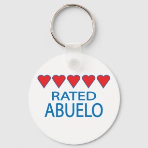 Five Heart Abuelo Key Ring