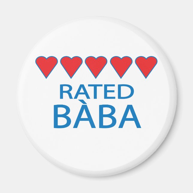 Five Heart Bàba Magnet (Front)