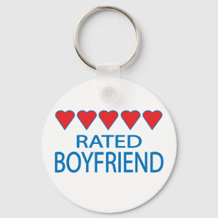 Five Heart Boyfriend Key Ring