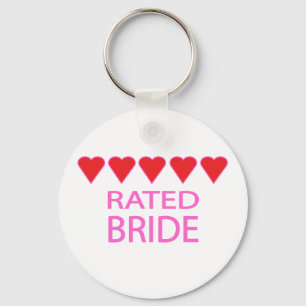 Five Heart Bride Key Ring