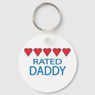 Five Heart Daddy Key Ring