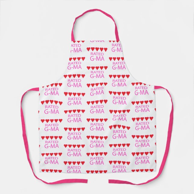 Five Heart G-Ma Apron (Front)