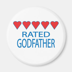 Five Heart Godfather Magnet