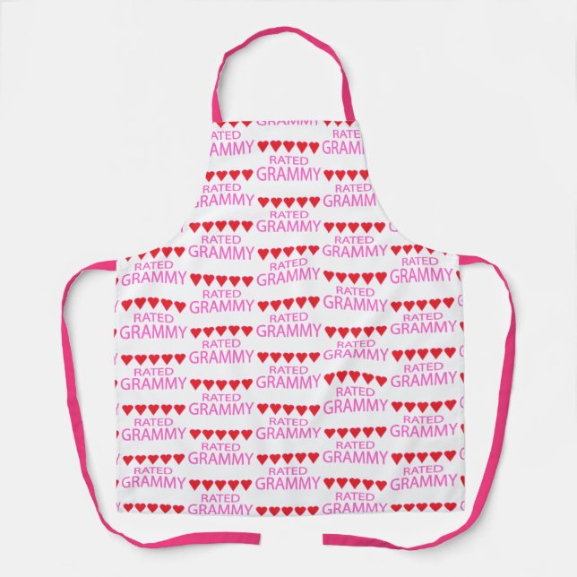 Five Heart Grammy Apron (Front)