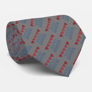 Five Heart Grandpa Tie