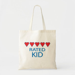 Five Heart Kid Tote Bag